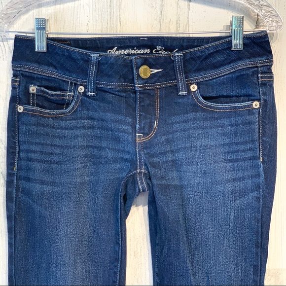 American Eagle 🦅 Slim Boot Stretch Jeans Sz 2 Reg - Picture 4 of 8